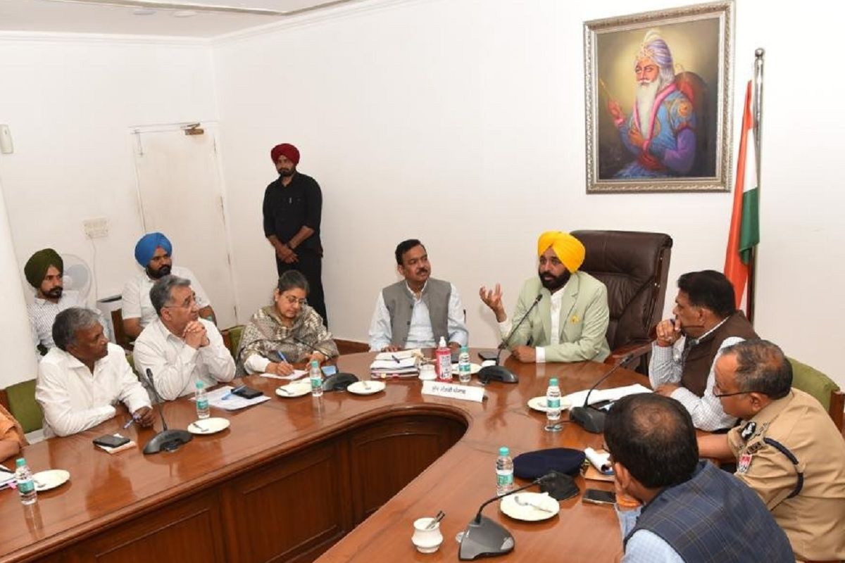 Bhagwant Mann Cabinet Meeting