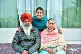 Narinder Kaur Bharaj With Family 