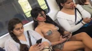 Delhi Metro Bikini Girl News Video