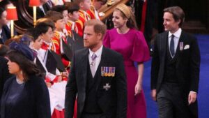 Prince Harry attends King Charles III's coronation