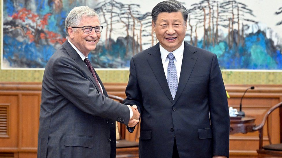 Bill Gates' Meeting with President Xi Jinping