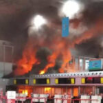 Fierce fire at Kolkata airport