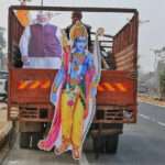 Hoardings bigger than PM Modi's Shri Ram installed at Valmiki Airport