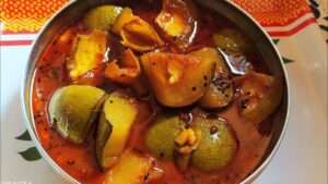  Kacche Aam ( ceery )ki Sabji Recipe